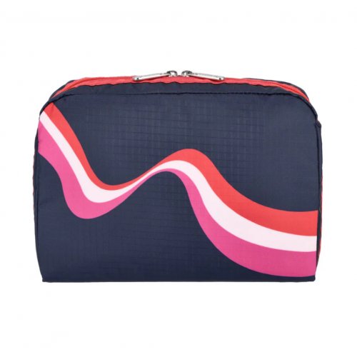 Extra Large Rectangular Cosmetic Retro Waves