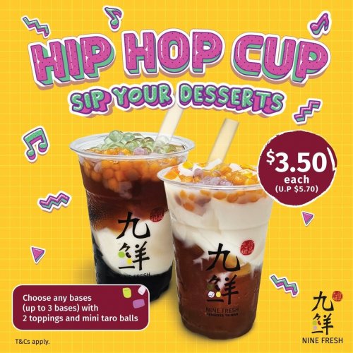 Enjoy Hip Hop Cup at Only $3.50 Each