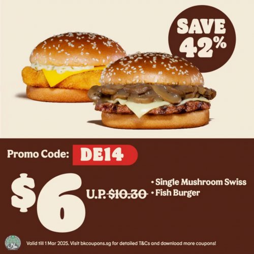Two burgers for $6 – grab this delicious deal!