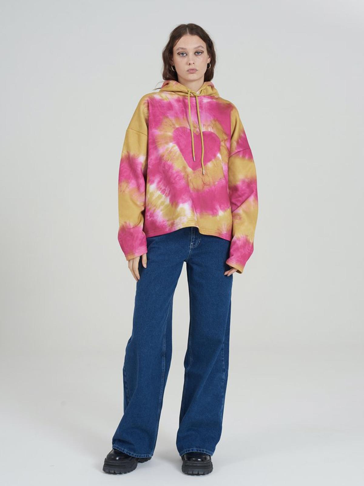 Reject Hoodie - Lime/Pink