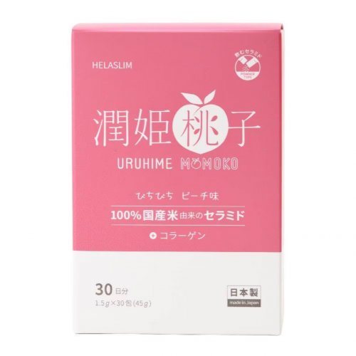 Helaslim Uruhime Momoko Ceramide + Collagen Supplement 30s