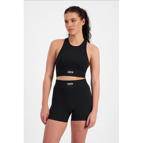 Seamless Rib Racer Crop