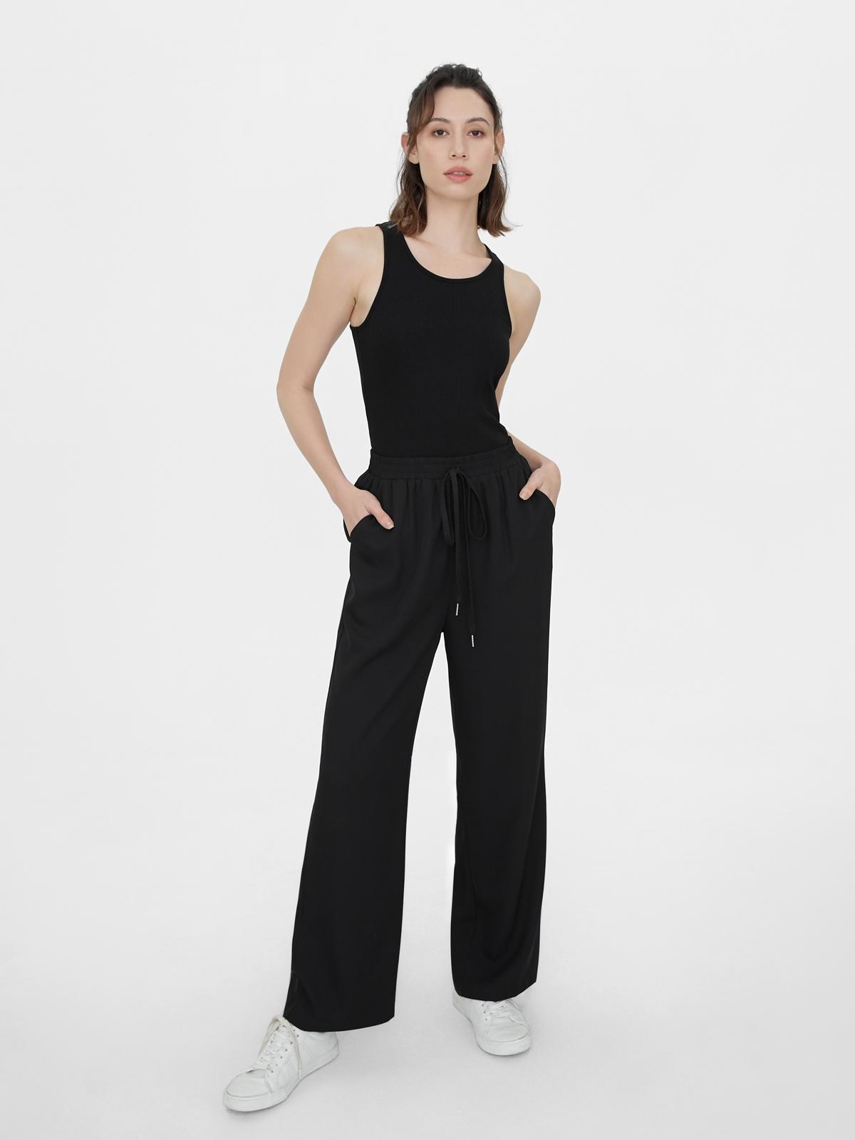Ribbed Tank - Black