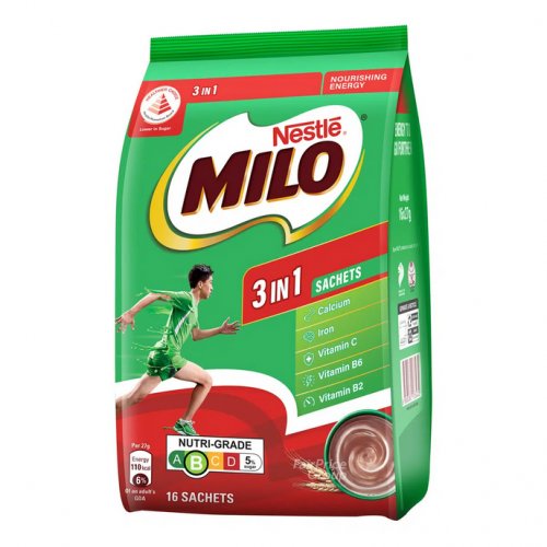 Milo 3-in-1/Gao Siew Dai (27g - 36g x 15s) - Any 2