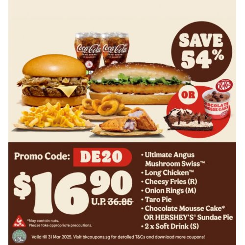 Splurge and save 54% on the ultimate indulgent feast for two!