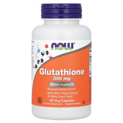  NOW Foods, Glutathione, 500 mg, 60 Veg Capsules 