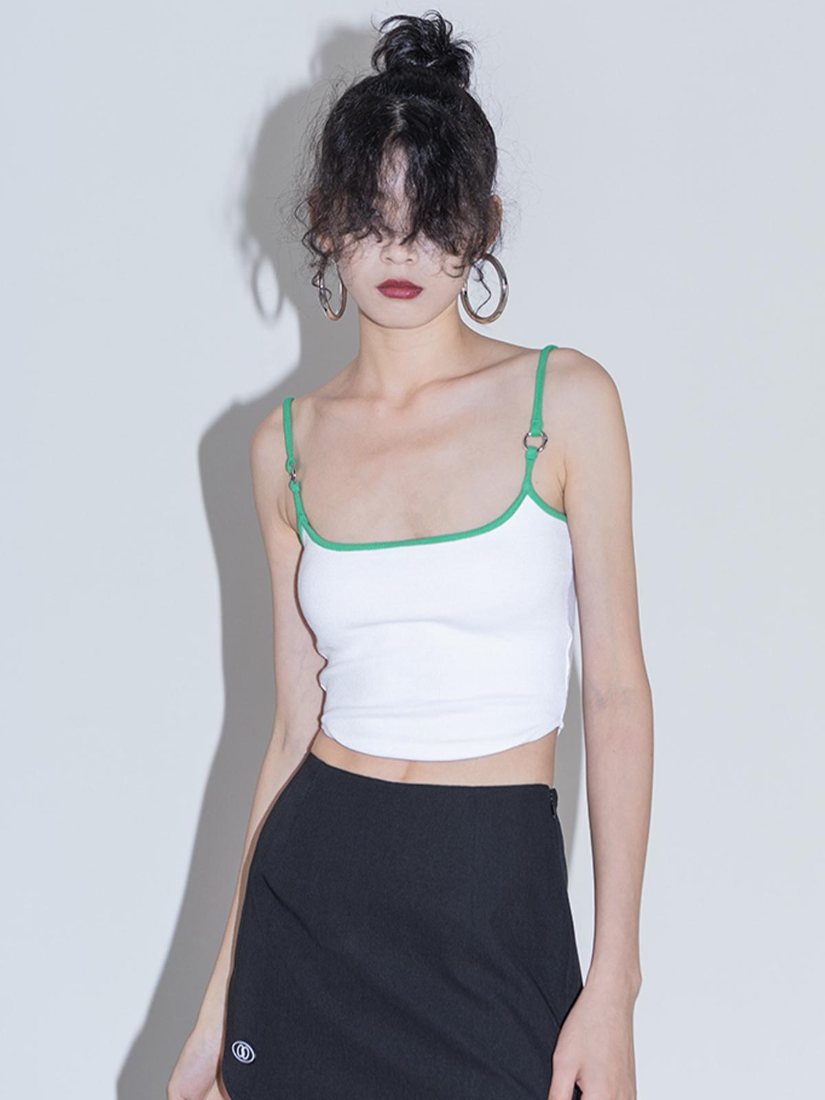 Spaghetti Strap Top - White