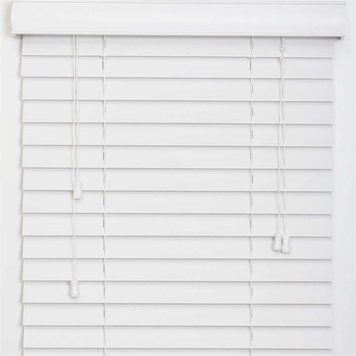 50mm Smooth Slat PVC Venetian Blinds White/Stone