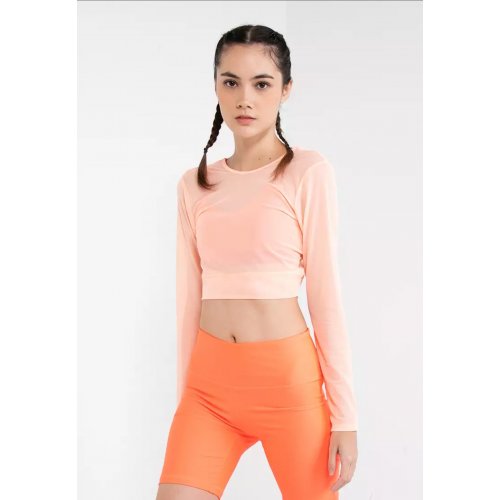 Project Rock Sheer Mesh Long Sleeve Top