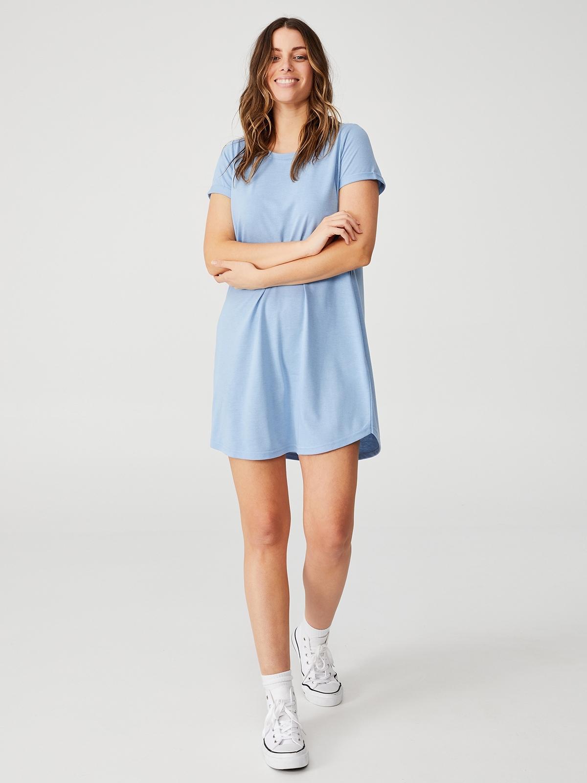 The One Crew Tee - Cornflower Blue