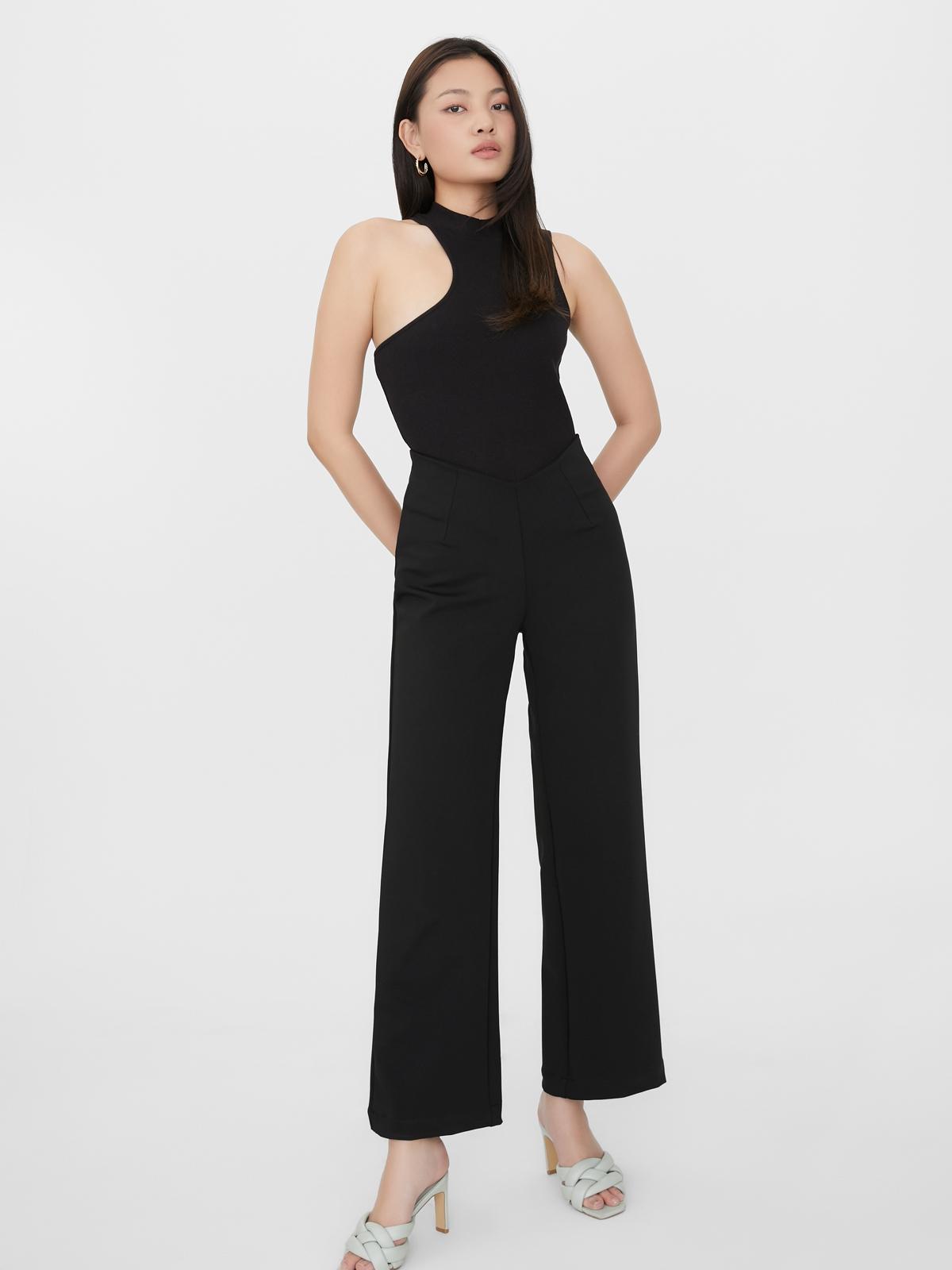 Filagen Cut Out Tank Top - Black