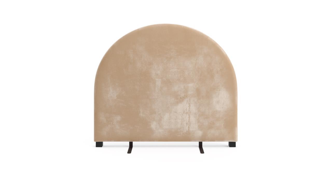 Arch Double Size Bed Head Almond Spice
