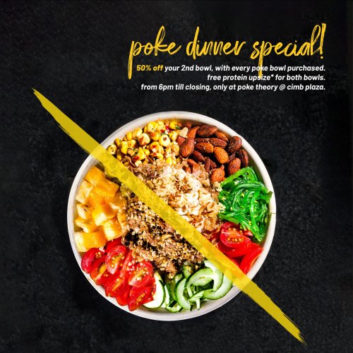 Enjoy 50% off your 2nd bowl!