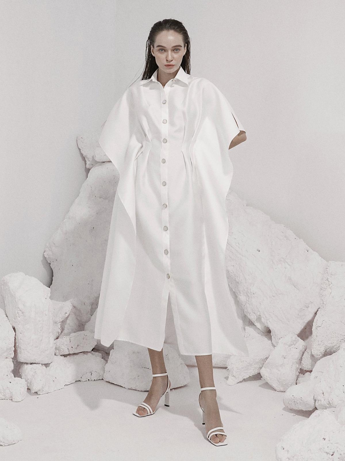 The Shirt Dress - White