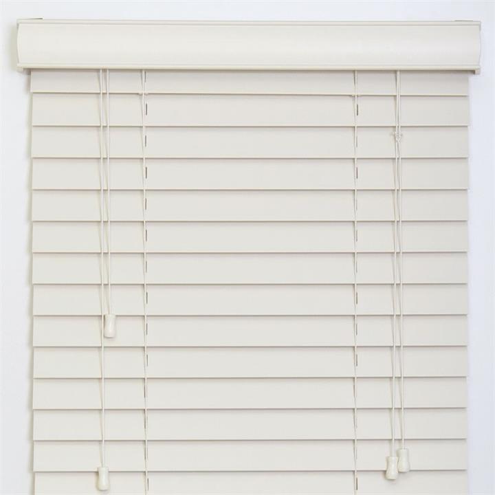 50mm Smooth Slat PVC Venetian Blinds White/Stone