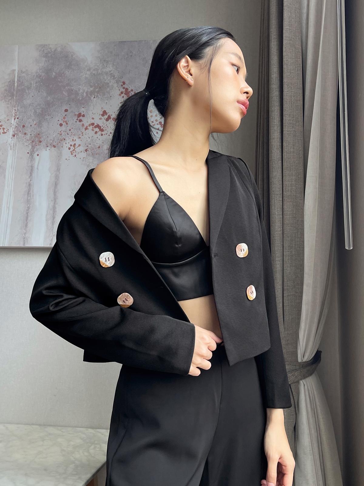 Crop Bralette - Black