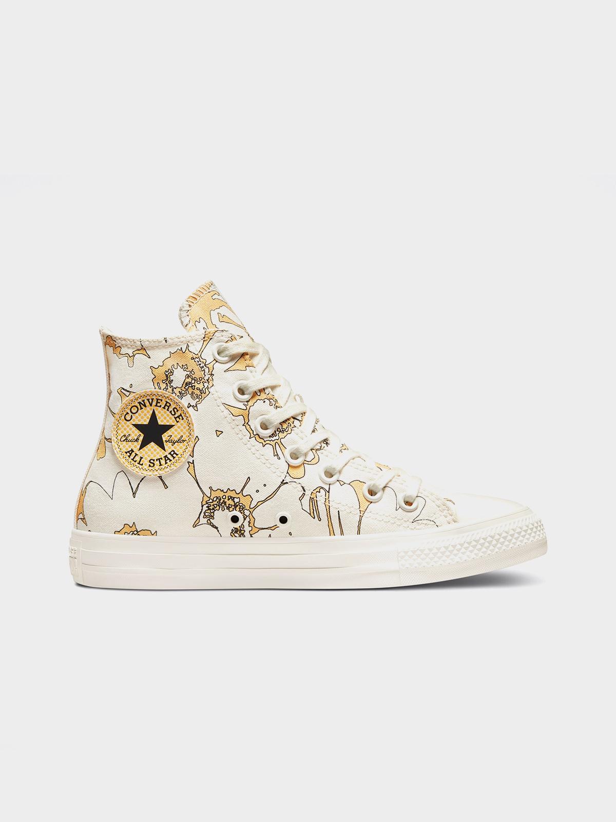 Chuck Taylor All Star Hi - Egret/Cyber Mango/Egret