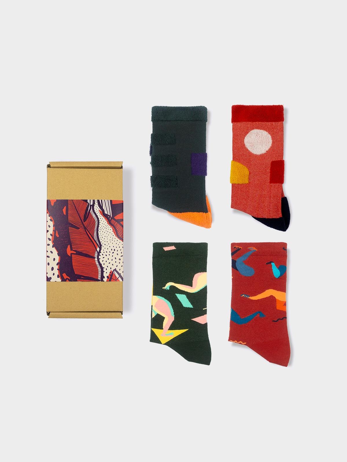 4 in 1 Holiday Gift Box A - Multi color