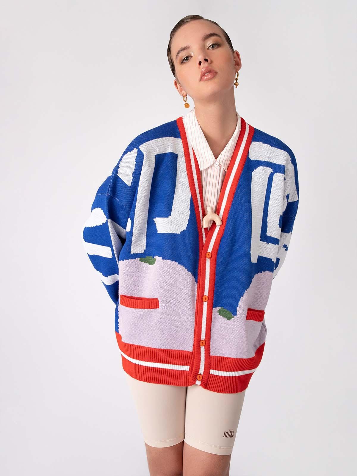 Abrikoos Sweater - Red