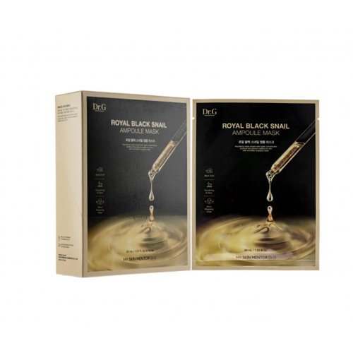 Dr.G Royal Black Snail Mask 10PCS