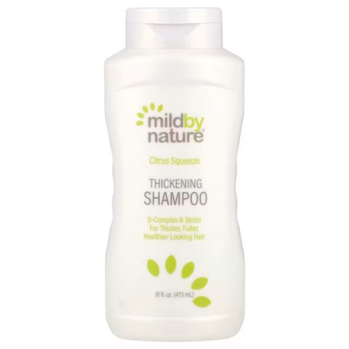  Mild By Nature, Thickening Shampoo, B-Complex + Biotin, Citrus Squeeze, 16 fl oz (473 ml) 