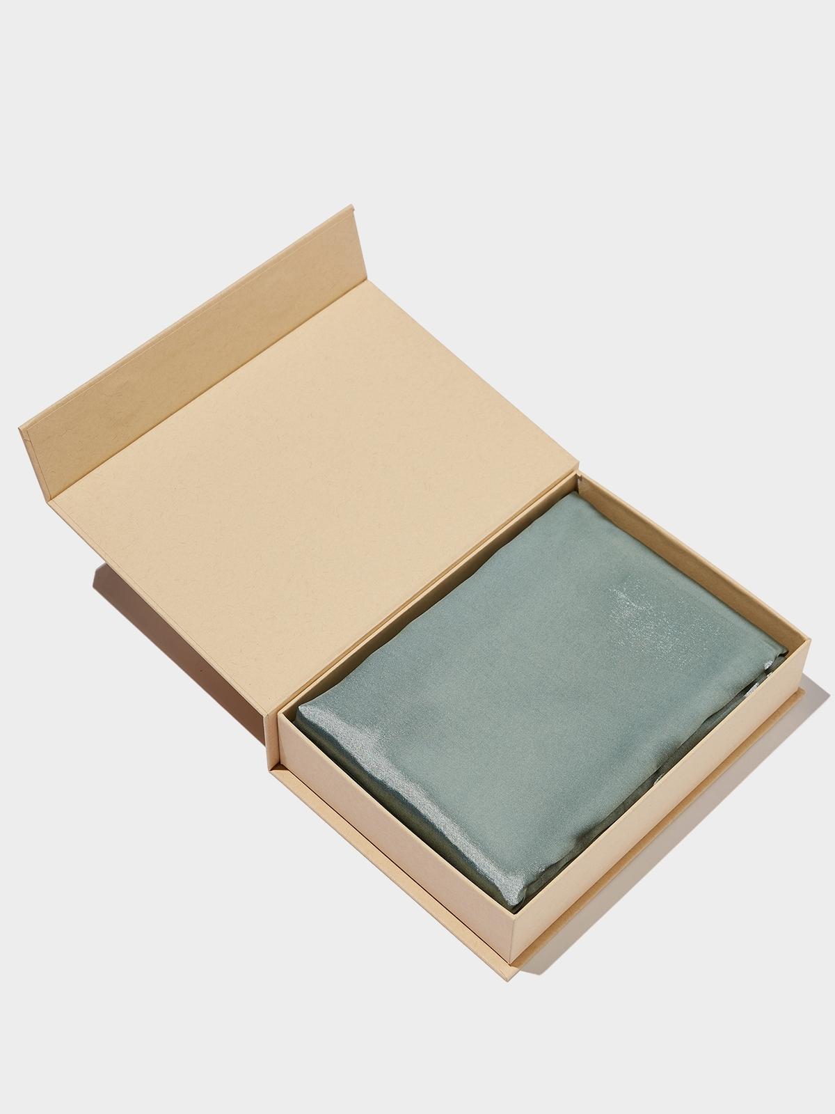 Satin Pillow Slip Duo - Garden Sage