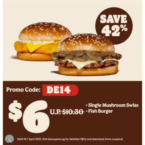 Two burgers for $6 – grab this delicious deal!