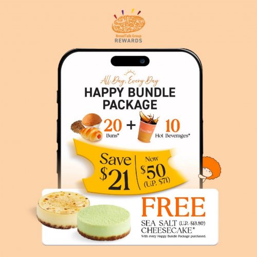 Get up to $21 Off Happy Bundle Package!