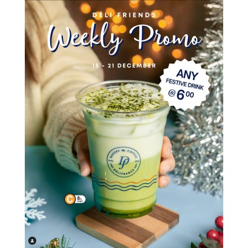 Weekly Promo any Festive Drinks just $6