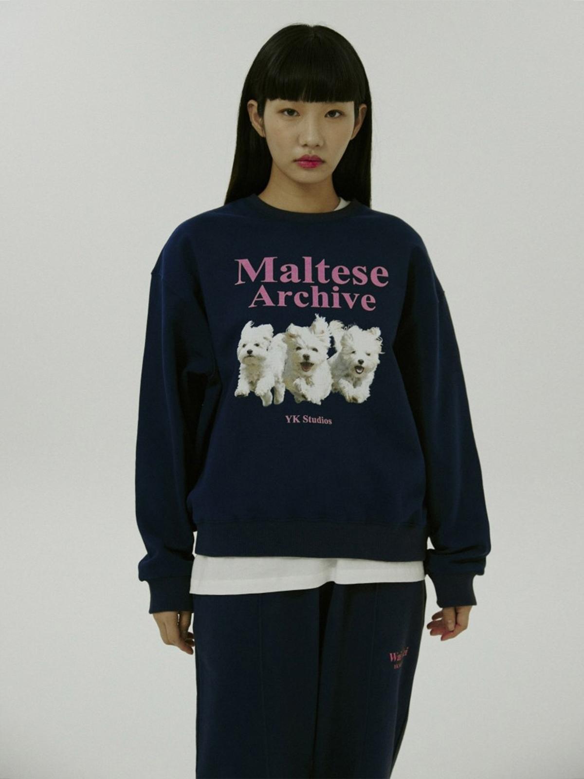Waikei X Maltese Archive Knit - Navy