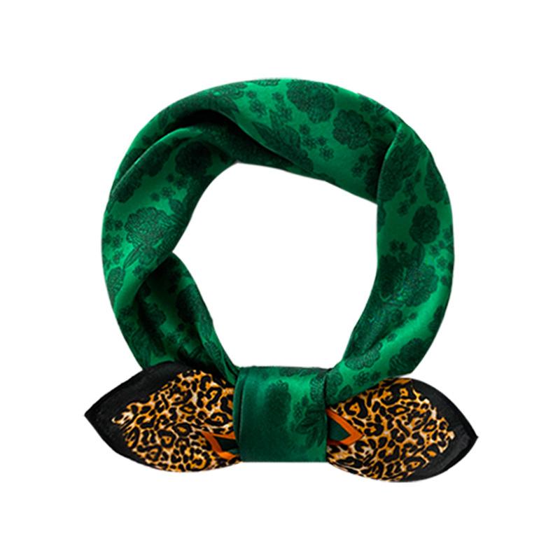 100% Silk Bandana Scarf – Luxury Square Neckerchief