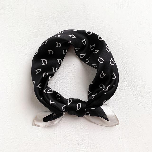 100% Silk Bandana Scarf – Luxury Square Neckerchief