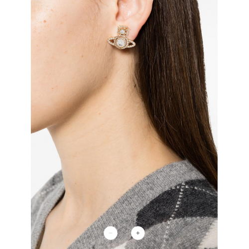  Gold-Tone Norabelle Crystal Earrings