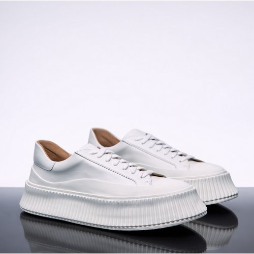 Jil Sander Leather Sneakers