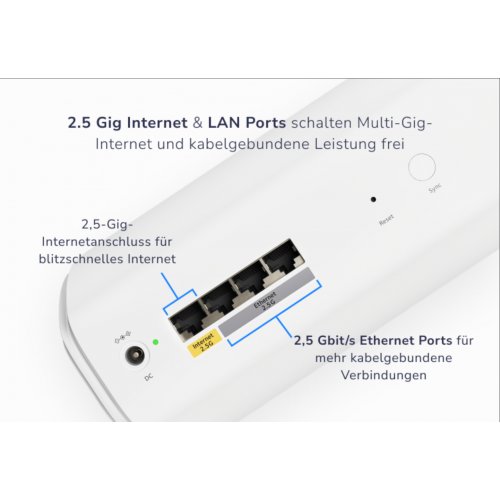 Orbi 770 Serie Tri-Band WiFi 7 Mesh 3er Pack 