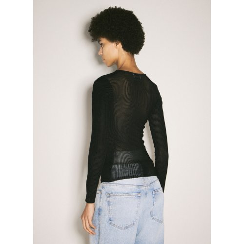 Jean Paul Gaultier Morphing Pinstripe Top