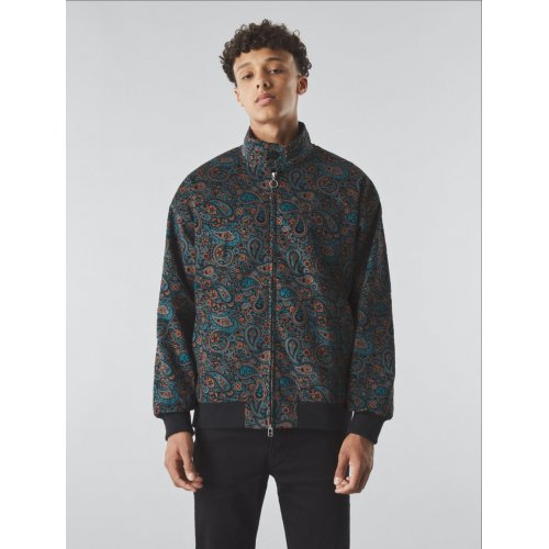  Wonderwall Paisley Cord Harrington