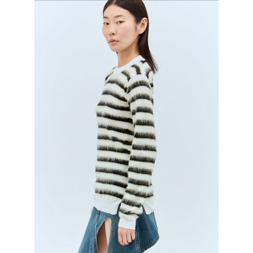 Marni Striped Wool-Mohair Sweater