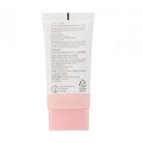 Mentholatum Skin Aqua Tone Up Physical Sunscreen For Sensitive Skin SPF50+ Pa++++ 50ML