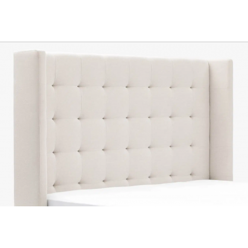  Venice Tufted headboard bed - Beige