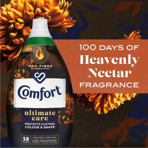 Comfort Ultimate Care Heavenly Nectar Fabric Conditioner 58W 870ml