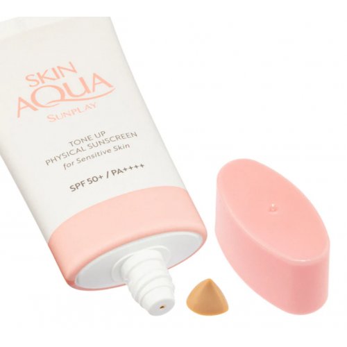 Mentholatum Skin Aqua Tone Up Physical Sunscreen For Sensitive Skin SPF50+ Pa++++ 50ML