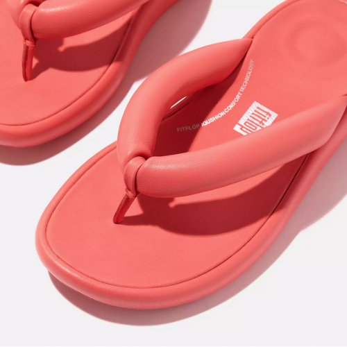 IQUSHION D-LUXE Padded Leather Flip-Flops