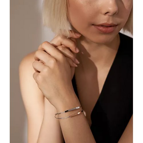 Kariana Two-Tone Cable Bracelet