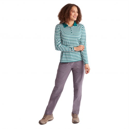  Women's Shoreline High-Wicking Long Sleeve Polo 