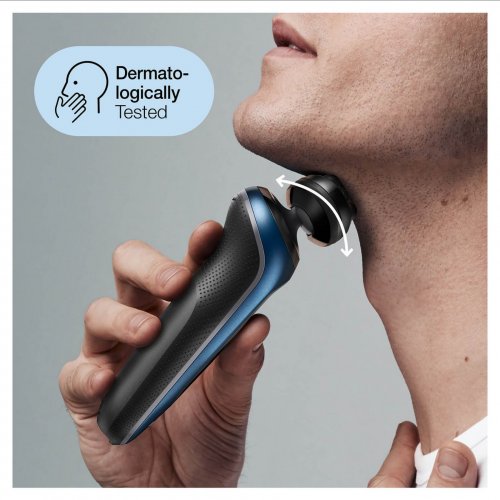 Braun Series 6 60-B1200s Electric Shaver with Head Replacement Bundle