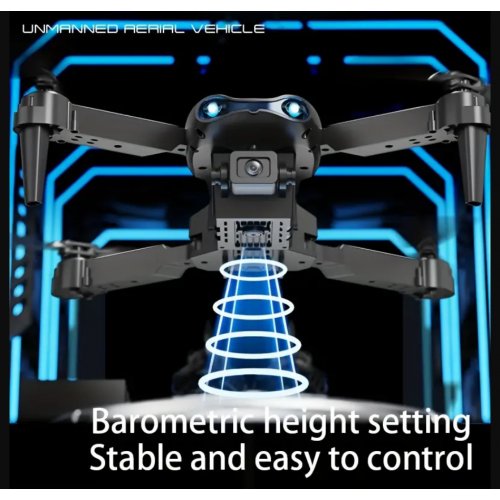 New E99 K3 Professional RC Drone, Dual Camera Double Folding RC Quadcopter Height Hold Remote Control Toy, Holiday Gift Indoor And Outdoor Cheap Drone Aircraft