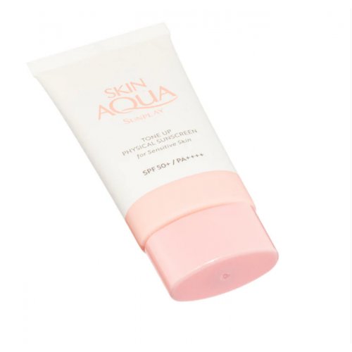 Mentholatum Skin Aqua Tone Up Physical Sunscreen For Sensitive Skin SPF50+ Pa++++ 50ML