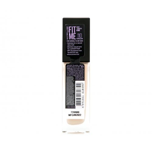 Maybelline Fit Me！Dewy & Smooth Foundation 30ml
