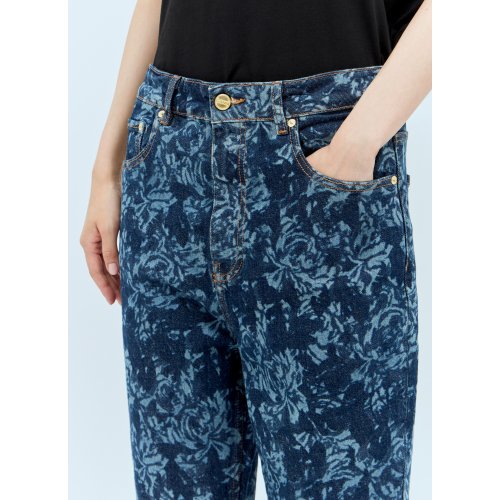 GANNI Lazer Bootcut Slit Iry Jeans